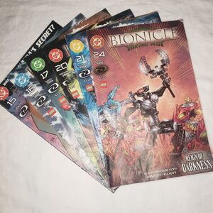 LOT Bionicle comic magazines